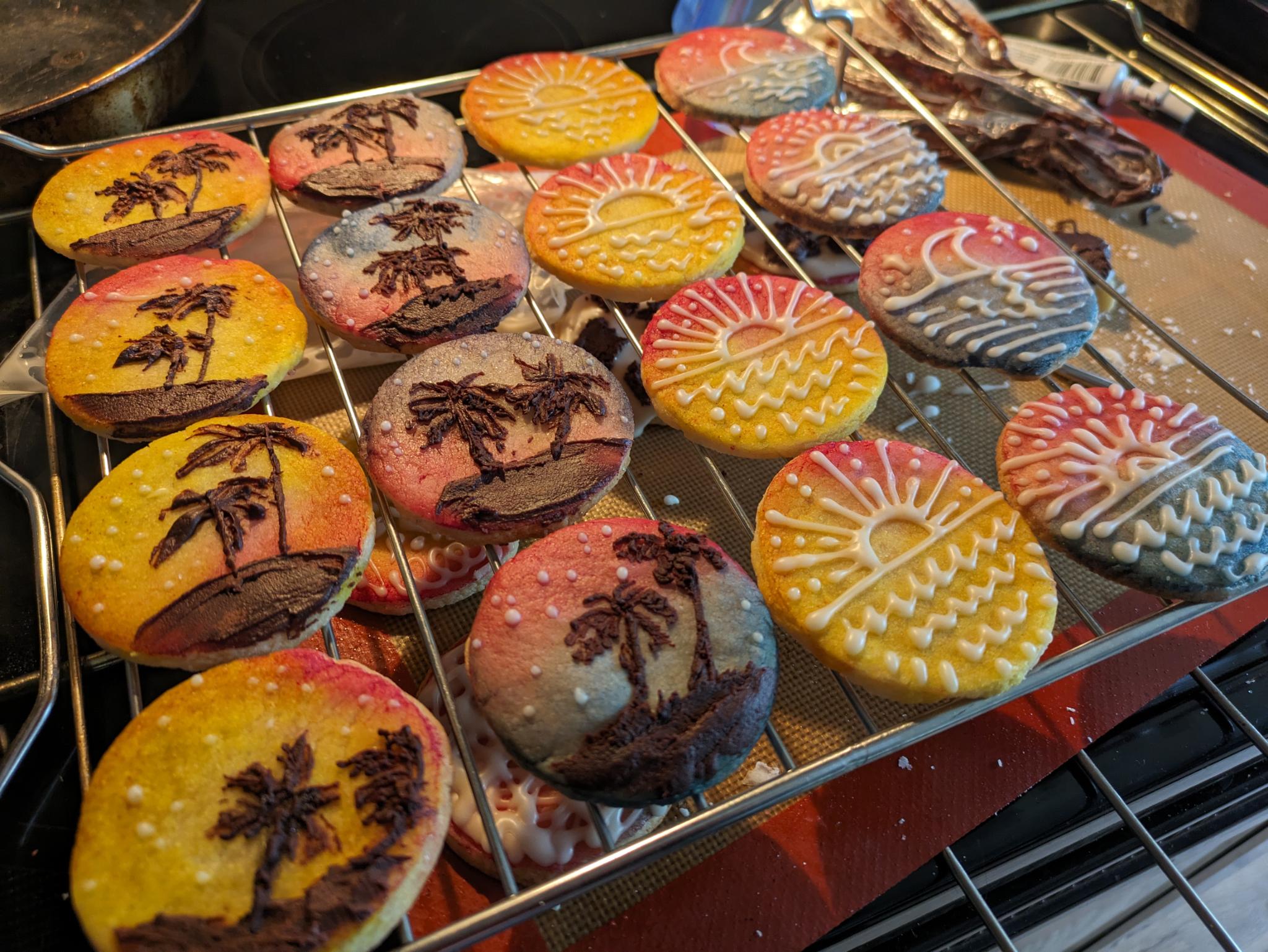 80th Birthday Cookies